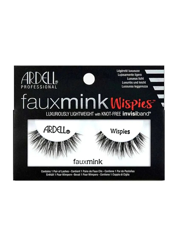 

Ardell Fauxmink Wispies False Eye Lash, Black