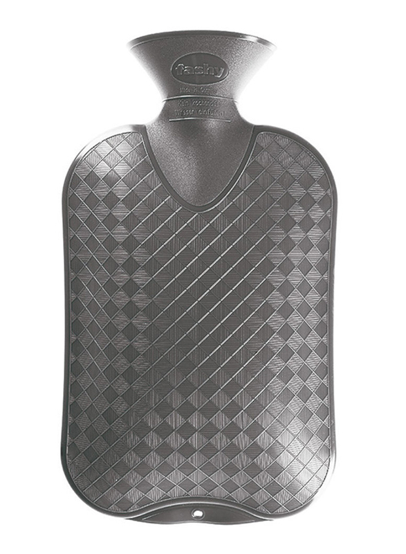 

Fashy Plain Hot Water Bag, 2 Liter, 6420-21, Anthracite