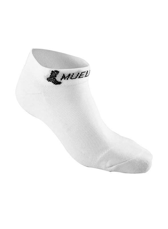 

Mueller Graduated Compression Ankle Socks, 48023, Large, White