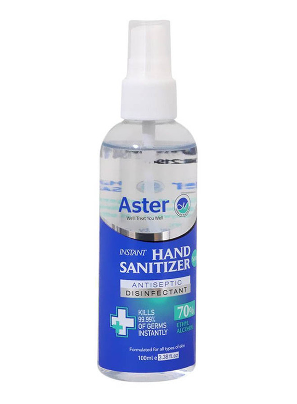 

Aster Instant Hand Sanitizer Spray, 100ml