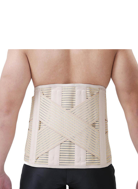 

Olympa Breathable Back Support with 8 Stays, Small, OWB-514, Beige