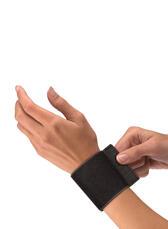 

Mueller Elastic Wrist Support with Loop, 6281, Black
