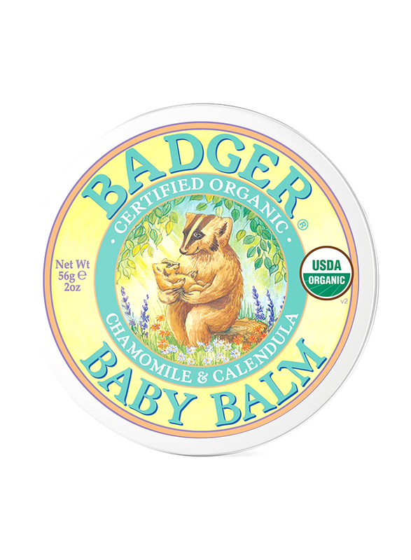 

Badger 56gm Chamomile & Calendula Baby Balm, Newborn, Yellow