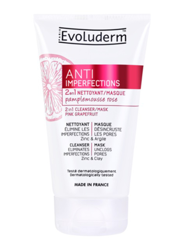 

Evoluderm 2-in-1 Anti Imperfection Cleanser Mask, 150ml