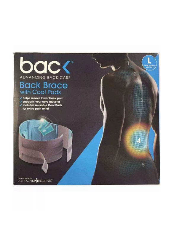 

BackPainHelp Back Brace, Large, Grey