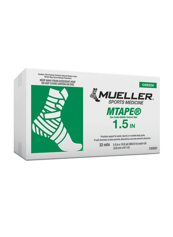 

Mueller M Tape, 1.5-inch x 10 YD, 130821, Green