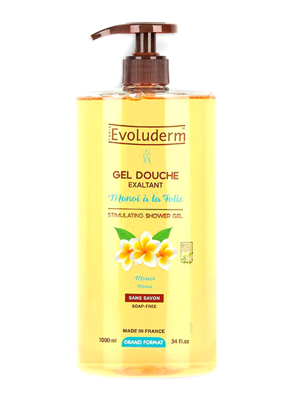 

Evoluderm Monoi A La Folie Stimulating Shower Gel, Yellow, 500ml