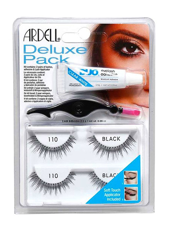 

Ardell Deluxe Pack False Eye Lash, 110, 6 Piece, Multicolour