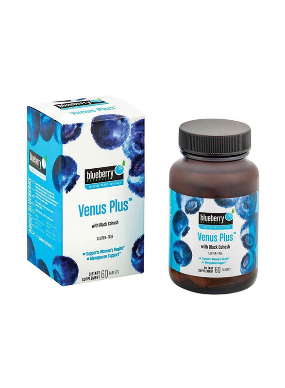 

Blueberry Naturals Venus Plus Dietary Supplement, B0302, 60 Tablets