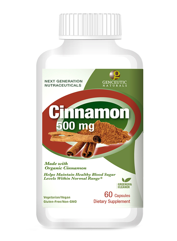 

Nature's Answer Organic Cinnamon, 500mg, 60 Capsules