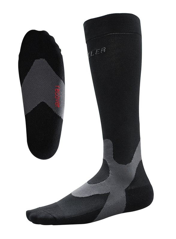 

Mueller Graduated Compression Recovery Socks, 43023, Large, Black