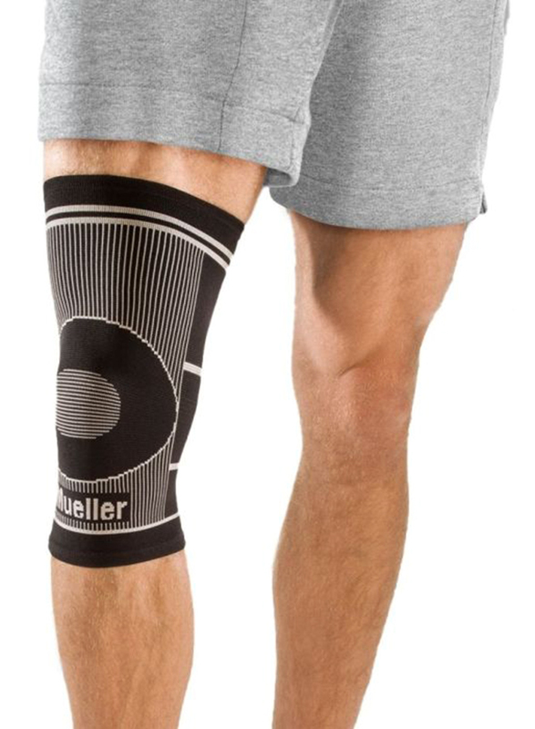 

Mueller 4-Way Stretch Knee Support, S/M, 6413, Black