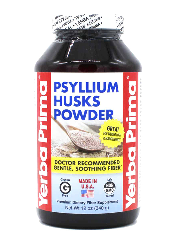 

Yerba Psyllium Husk Powder Dietary Fiber Supplement, 340gm