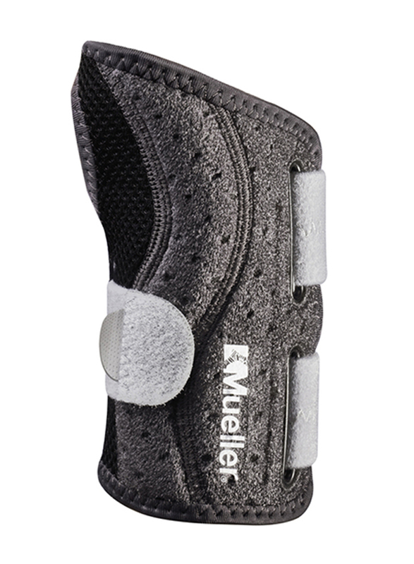 

Mueller Adjust-To-Fit Wrist Brace for Right Wrist, 6397, Grey