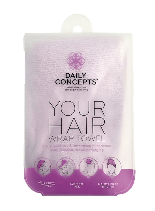 

Daily Concepts Your Hair Towel Wrap, Purple