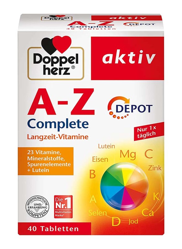 

Doppelherz A-Z Depot One A Day SR, 40 Tablets