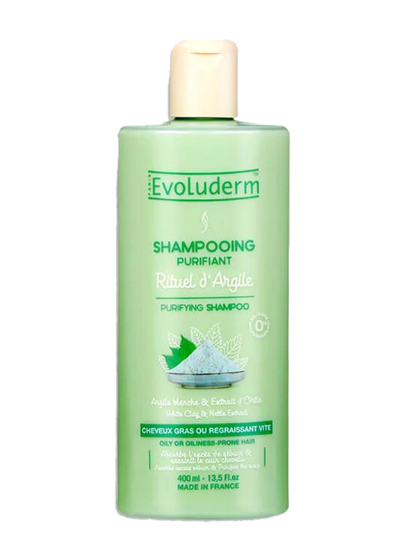

Evoluderm Rituel d’Argile Purifying Shampoo for Oily Hair, 400ml