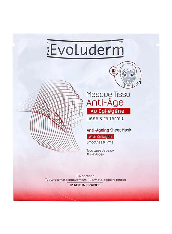 

Evoluderm Anti-Aging with Collagen Sheet Mask, 1 Mask