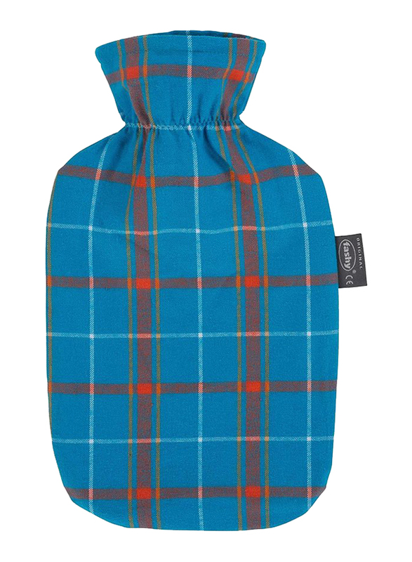 

Fashy Tartan Cover Hot Water Bag, 2 Liter, 6536-52, Blue