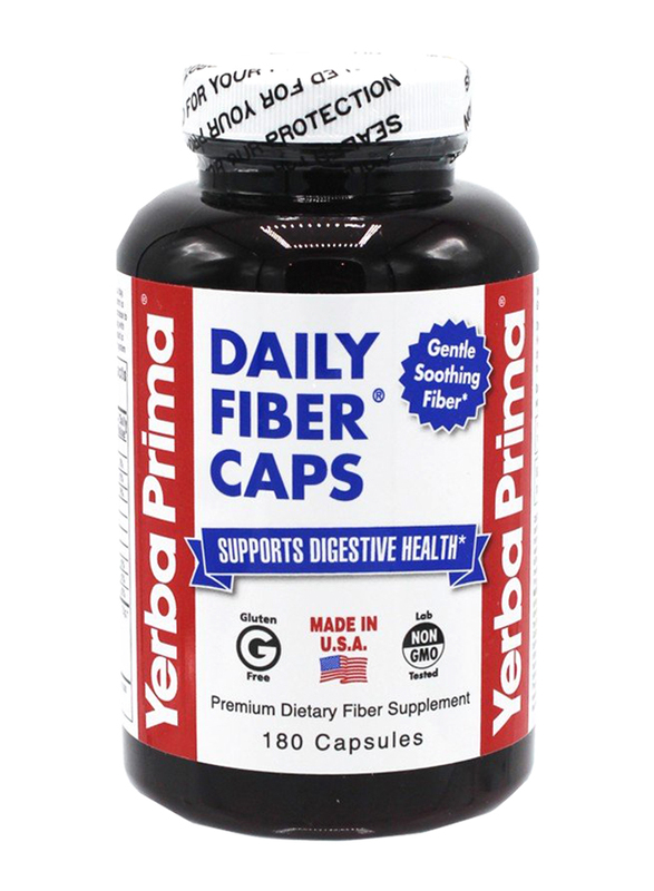 

Yerba Daily Fiber Dietary Supplement, 180 Capsules