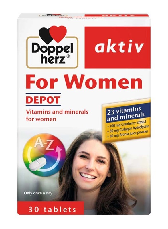 

Doppelherz Women Depot Vitamins & Minerals, 30 Tablets