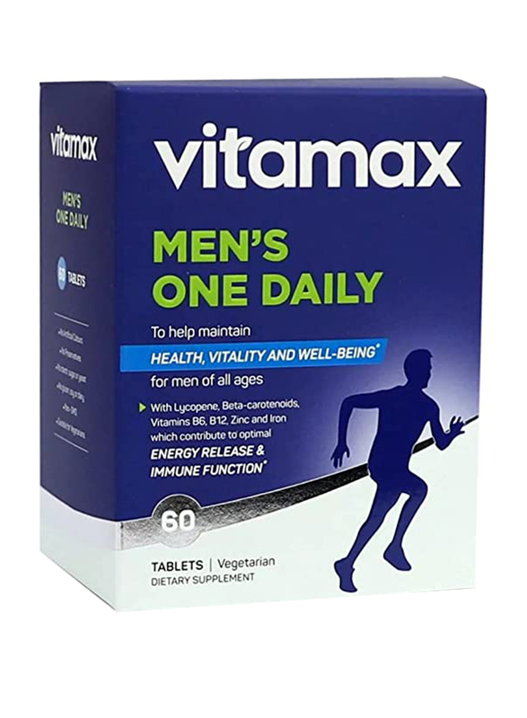 

Vitamax Men's One Daily Dietary Supplement, 60 Tablets