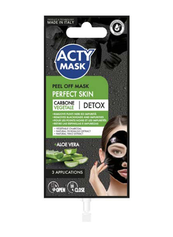 

Acty Mask Detox Natural Charcoal Peel Off Face Mask, 15ml