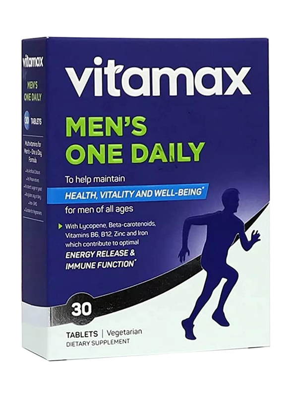 

Vitamax Men's One Daily Dietary Supplement, 30 Tablets