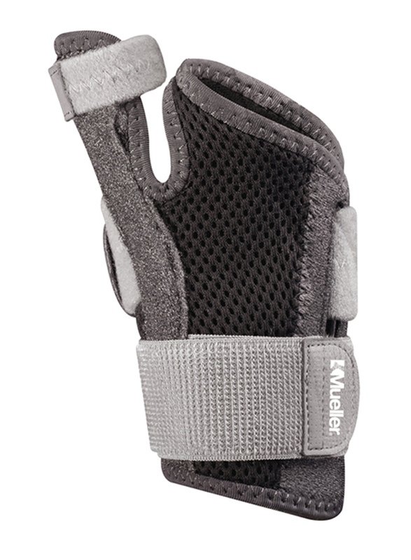 

Mueller Adjust-To-Fit Thumb Stabilizer, 6237, Grey