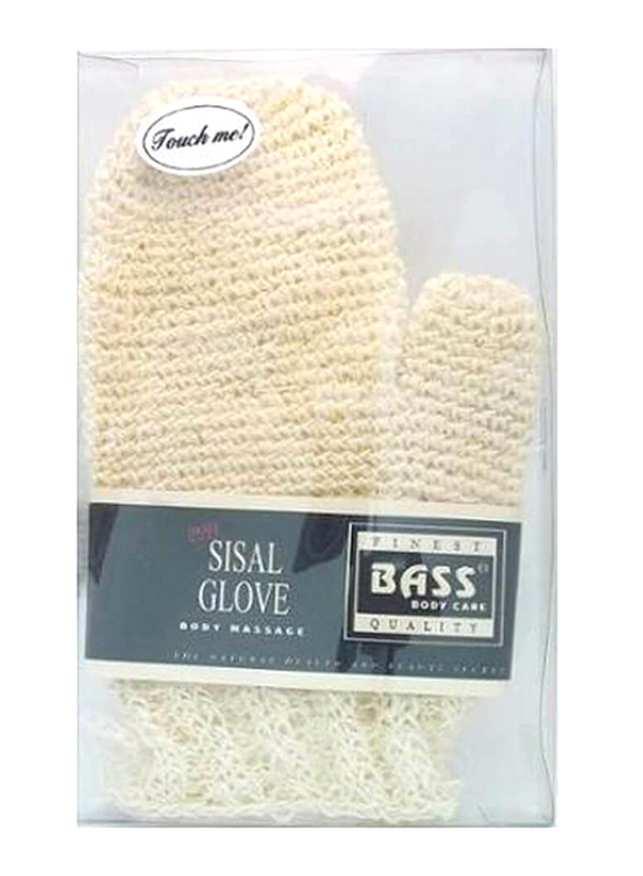 

Bass Sisal Body Massage Glove, White