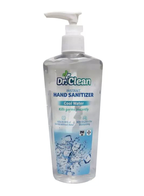 

Dr. Clean Instant Hand Sanitizer Gel Cool Water, 250ml