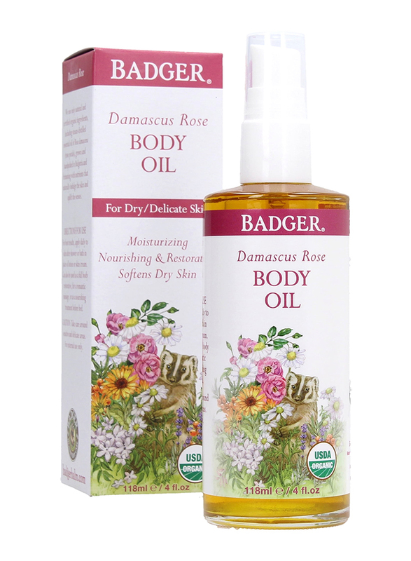 

Badger Damascus Rose Antioxidant Body Oil, 118ml