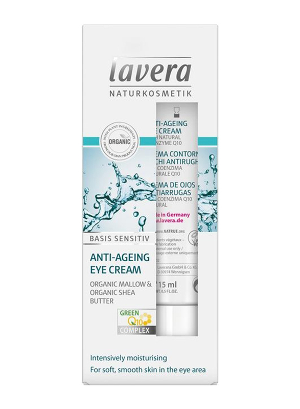 

Lavera Basis Sensitive Q10 Anti-Aging Eye Cream, 15ml