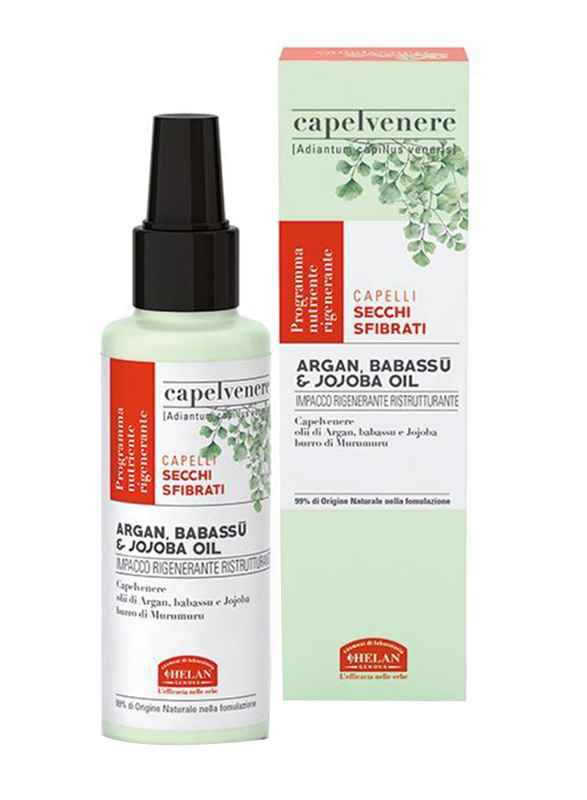 

Helan Genova Capelvenere Argan Babassu & Jojoba Bio Oil for All Hair Types, 100ml