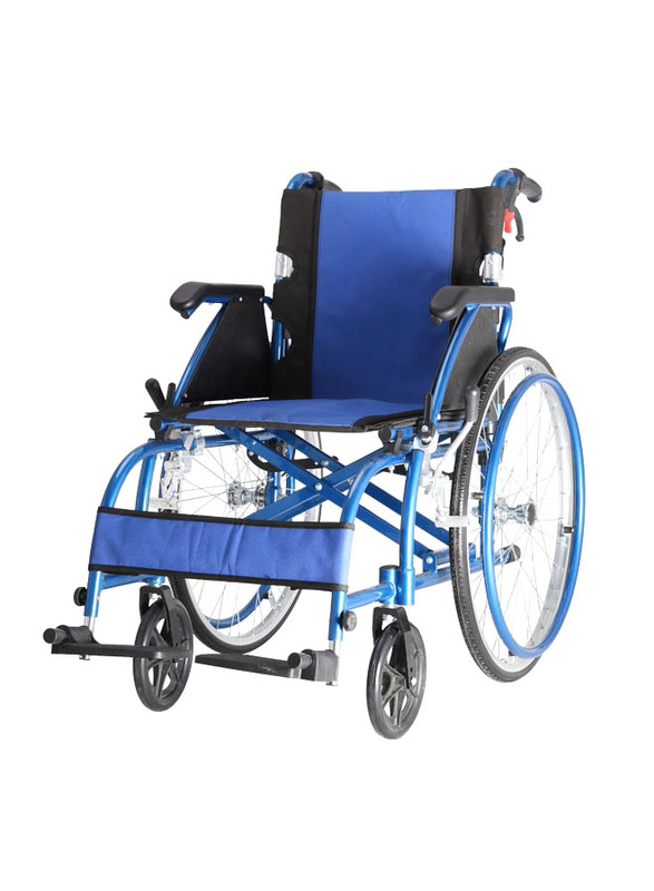 

Dayang Wheelchair with Double Cross Bar, DY01869l(2)AJ-46, Blue