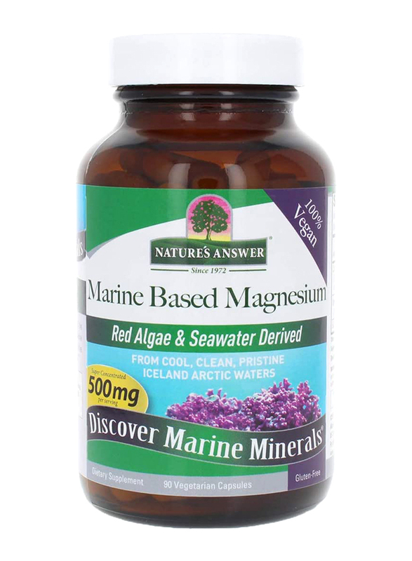 

Nature's Answer Plant Based Magnesium, 500mg, 90 Capsules