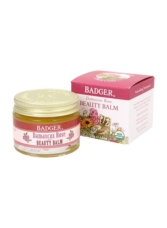 

Badger Damascus Rose Beauty Balm, 28gm