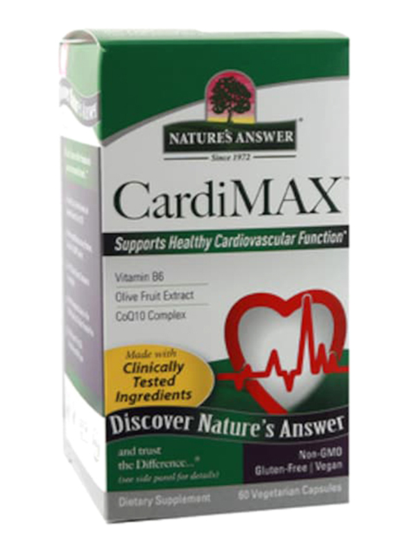 

Nature's Answer Cardimax-V Vitamin B6, 60 Capsules