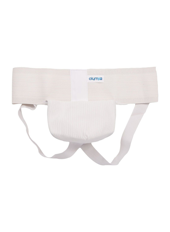 

Olympa Athletic Suspensory with Soft Pouch, Small, OOH-512, White