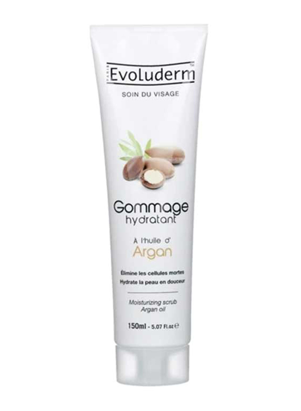 

Evoluderm Argan Shea Butter Moisturizing Face Scrub, 150ml