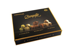 Barquillo THREE FLAVOURED Premium Chocolates Festive Box 350 Grams used for Gifting