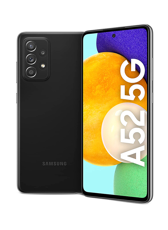 

Samsung Galaxy A52 5G 128GB Black, 8GB RAM, 5G, Dual SIM Smartphone