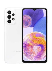 Samsung Galaxy A23 128GB White, 4GB RAM, 4G, Dual SIM Smartphone