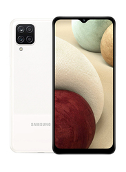 Samsung Galaxy A12 64GB White, 4GB RAM, 4G LTE, Dual SIM Smartphone