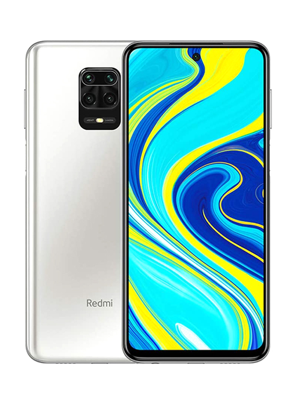 

Xiaomi Redmi Note 9S 64GB Glacier White, 4GB RAM, 4G LTE, Dual SIM Smartphone