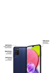 Samsung Galaxy A03s 32GB Blue, 3GB RAM, 4G LTE, Dual Sim Smartphone, UAE Version