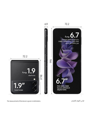 Samsung Galaxy Z Flip3 256GB Phantom Black, 8GB RAM, 5G, Dual Sim Smartphone