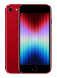 Apple iPhone SE (2022) 3rd Gen 3 64GB Red, 3GB RAM, 5G, Single Sim Smartphone, International UAE Version