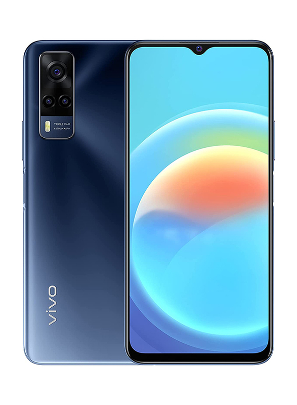 

Vivo Y53S 128GB Deep Sea Blue, 8GB RAM, 5G, Dual Sim Smartphone, V2058