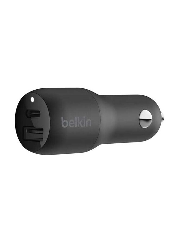 

Belkin USB-C 32W Fast Car Charger for Smartphones, Black
